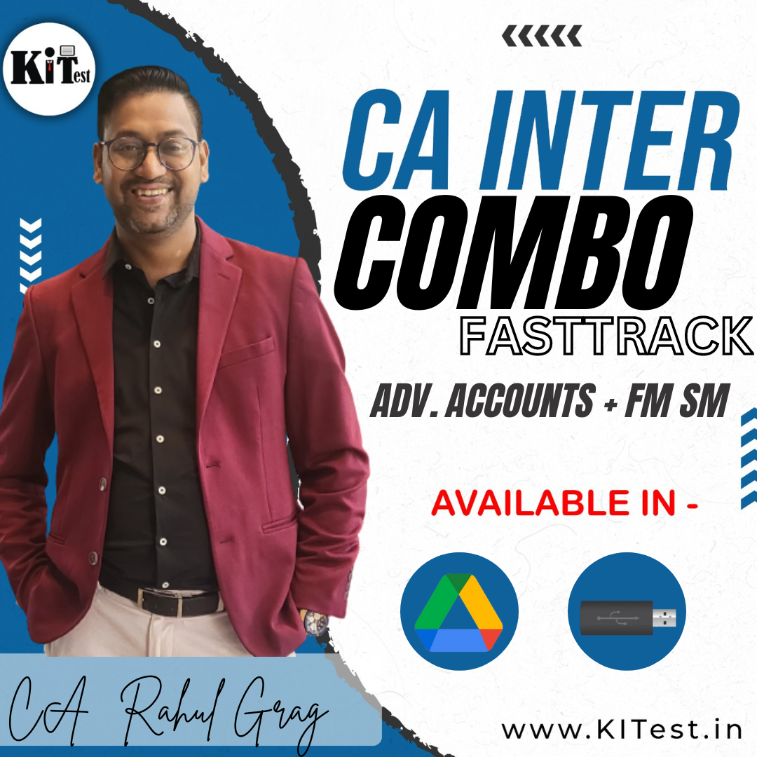 CA Inter Combo Advanced Accounts and FM SM Fasttrack Batch CA Rahul Garg